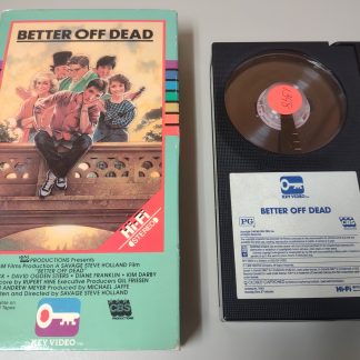 Better Off Dead on Beta Betamax John Cusack CBS/Fox Key Video HiFi Stereo 1985