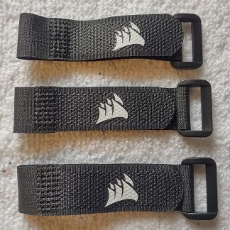 Lot 3 Corsair RapidRoute Hook/Loop Cable Ties 4 4000D X Airflow Computer Cases