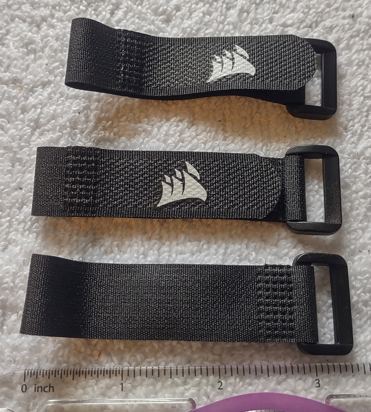 Lot 3 Corsair RapidRoute Hook/Loop Cable Ties 4 4000D X Airflow Computer Cases - Image 4