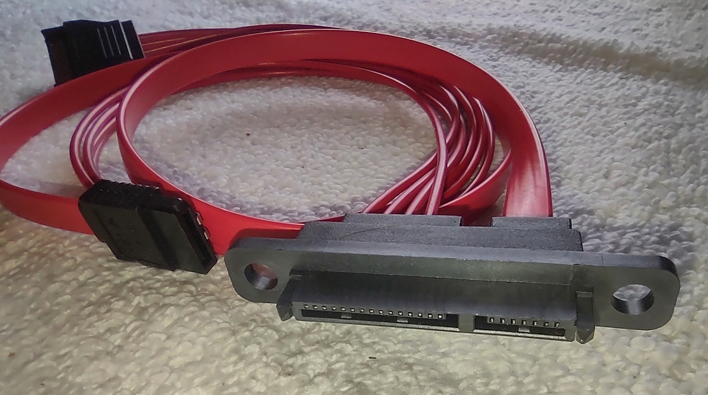 Red Internal SATA Hard Drive Hot Swap Plug Cable Adapter for Corsair Carbide Air 540 - Image 2