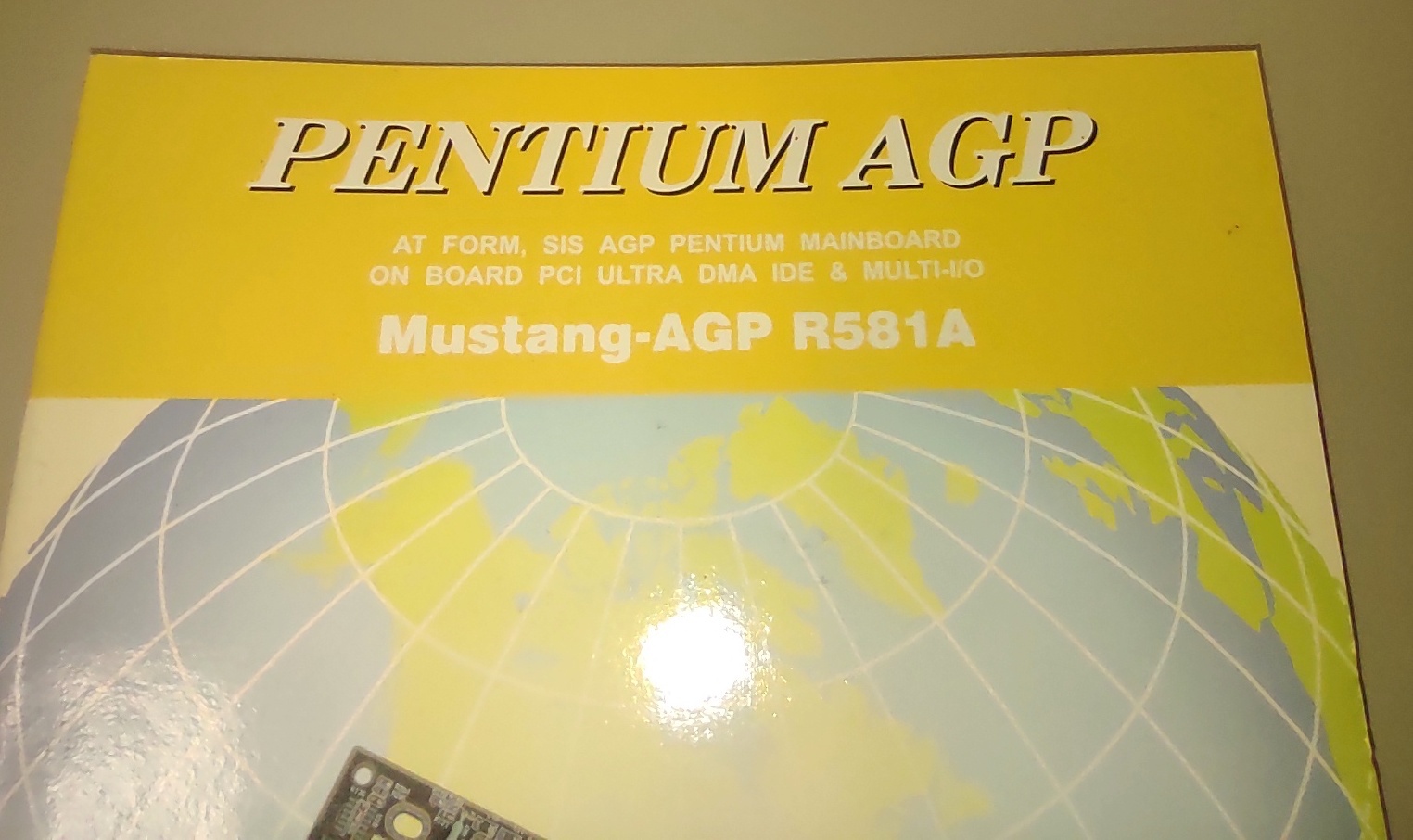 M-Technology Mustang-AGP R581A Mainboard Motherboard Original User Manual Guide - Image 2