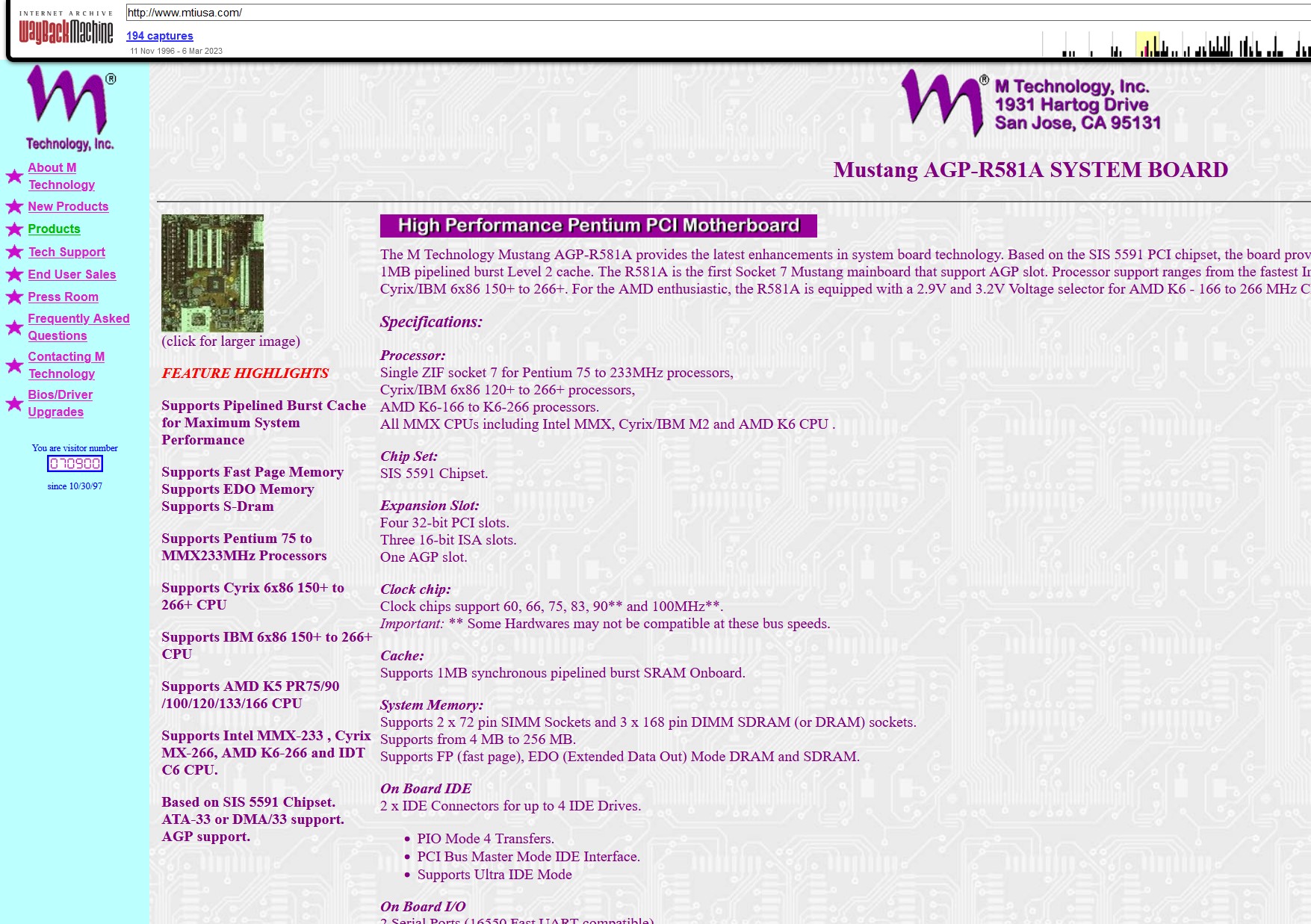 M-Technology Mustang-AGP R581A Mainboard Motherboard Original User Manual Guide - Image 9