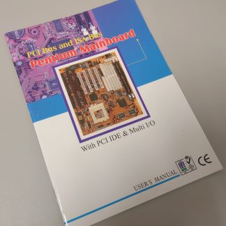 Intel Socket 7 i430TX AT Mainboard Motherboard Original User's Manual Guide 1996