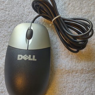Black Silver 2-Button Dell Scroll Mouse Optical Laser USB Wheel 0C8639 M-UVDEL1