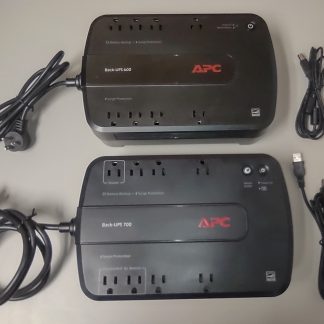 Lot of 2 APC UPS Units BN700MC BN600G For Parts / Repair NO BATTERIES! W/ Cables