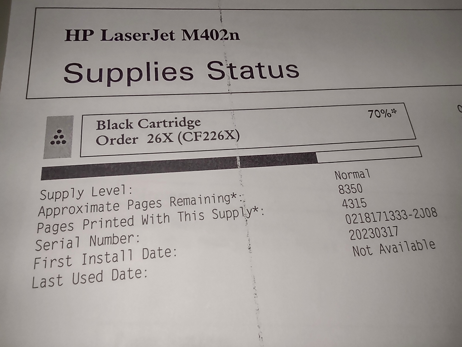 HP LaserJet Pro M402n B/W Network USB Laser Printer for PARTS / REPAIR 2016 - Image 13
