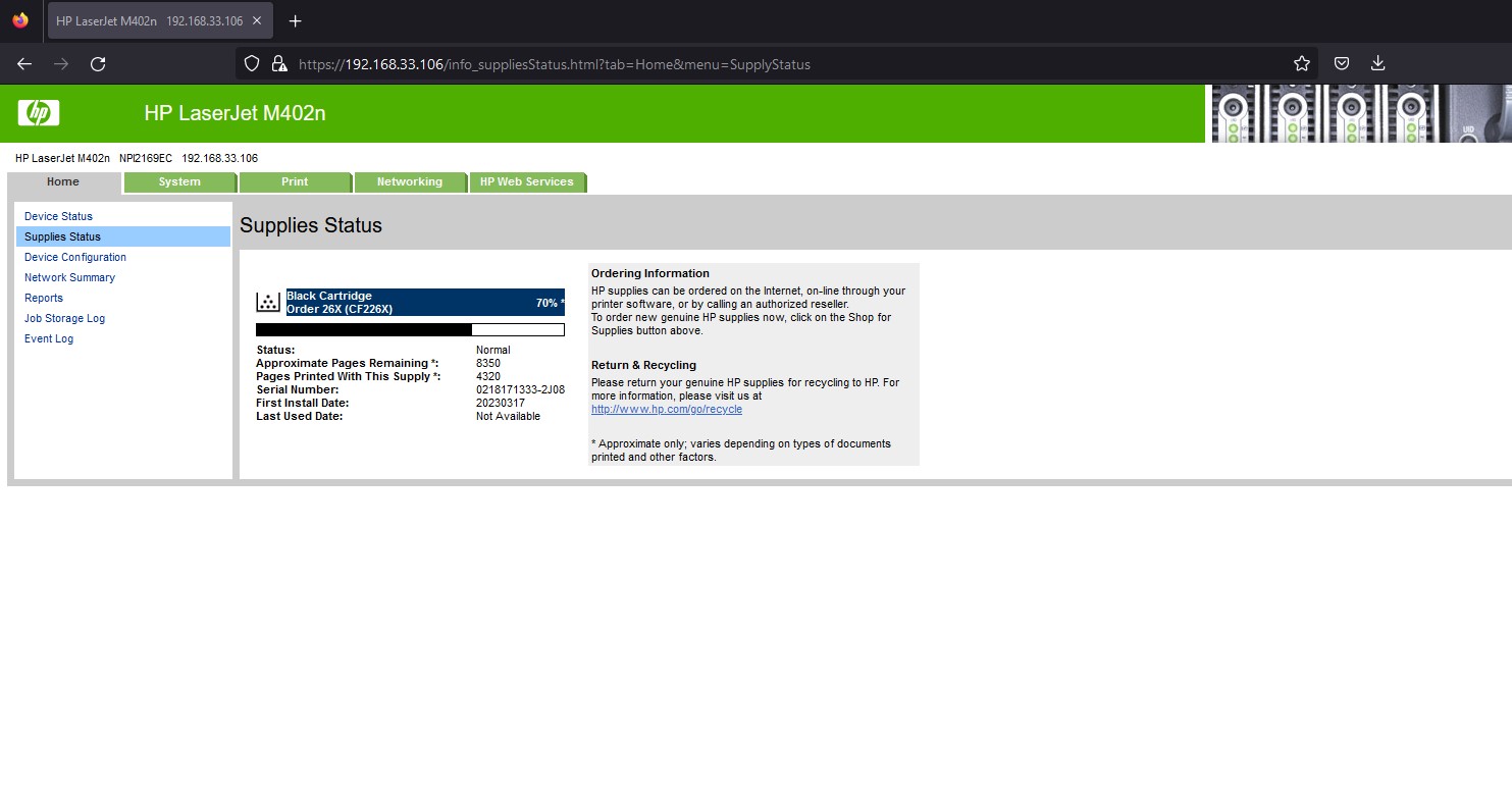 HP LaserJet Pro M402n B/W Network USB Laser Printer for PARTS / REPAIR 2016 - Image 16