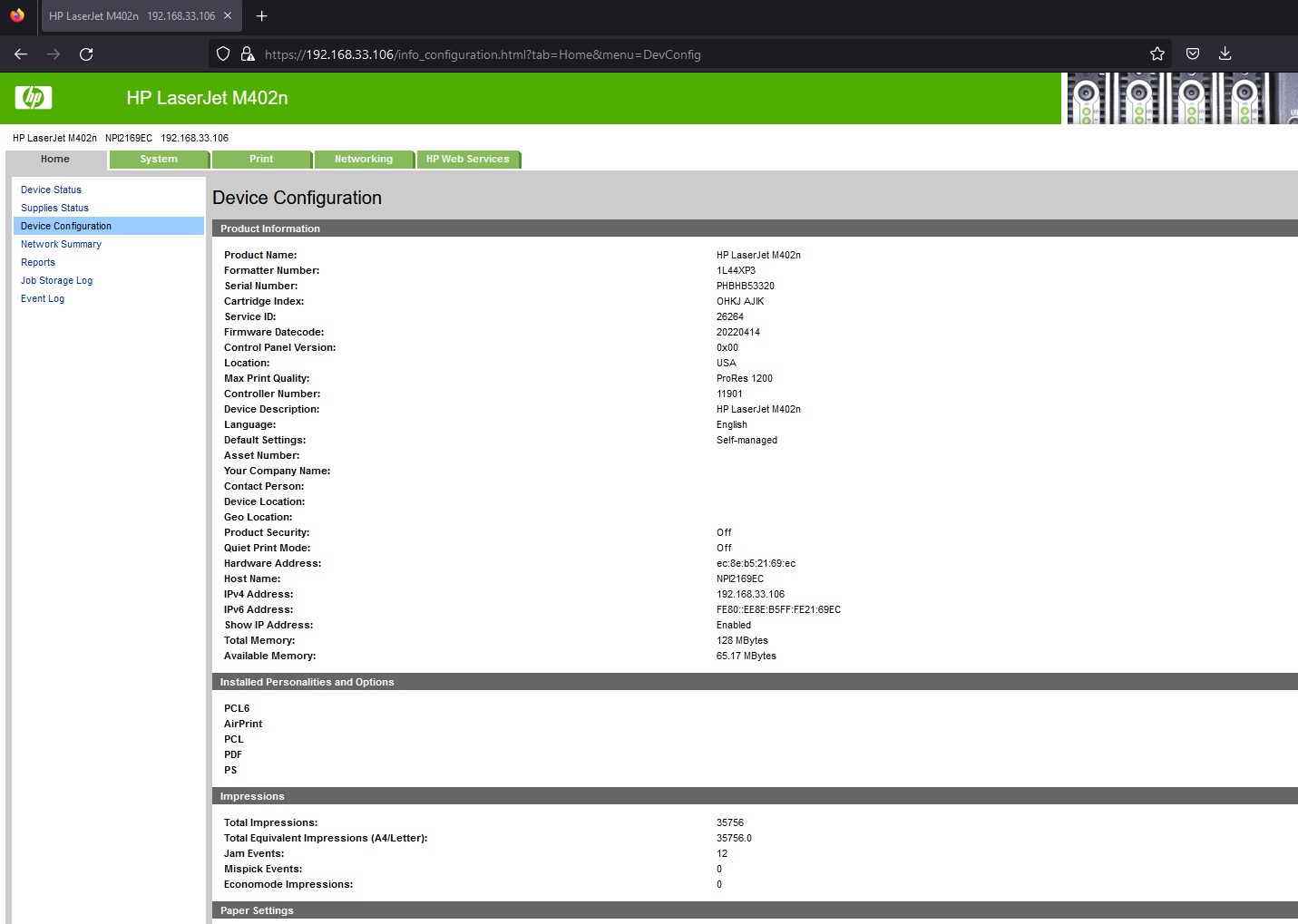 HP LaserJet Pro M402n B/W Network USB Laser Printer for PARTS / REPAIR 2016 - Image 17