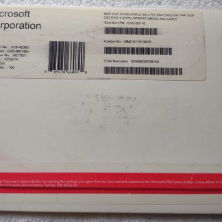 Microsoft Windows Server 2012 R2 Essentials 64bit x64 OEM Original Install Disc NEW