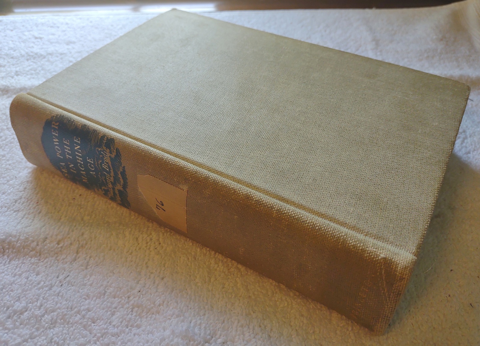 Sea Power In The Machine Age by Bernard Brodie Hardcover Book 1941 Ex-Library