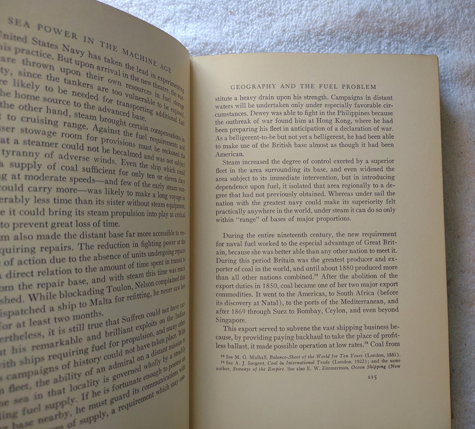 Sea Power In The Machine Age by Bernard Brodie Hardcover Book 1941 Ex-Library - Image 8