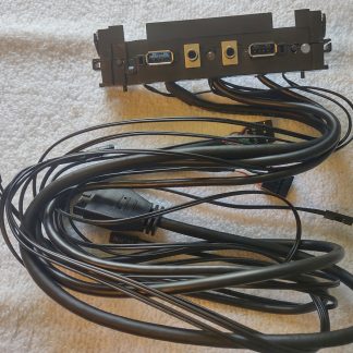 New Black I/O IO Panel USB Audio Power Reset Switch 4 Corsair Carbide SPEC-M2