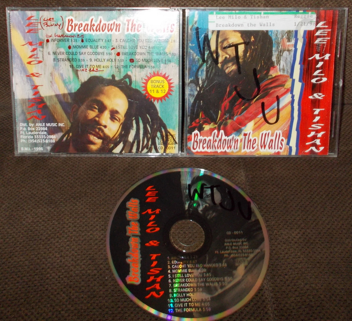 Breakdown The Walls by Lee Milo & Tishan (CD, 1996)