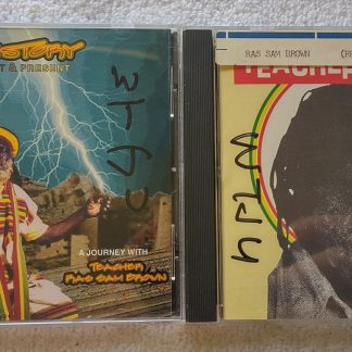Teacher Ras Sam Brown History Past Present Journey Reggae CD Lot of 2 1991 1996