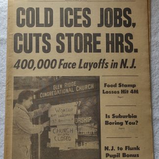 New York Daily News January 31 1977 Snow Cold Freeze Disaster Evel Knievel Ad