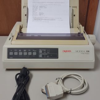 Okidata Microline 320 Dot Matrix Tractor or Friction Feed Parallel Port Printer