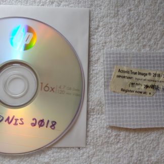 Acronis True Image 2018 For 3 Computers PC Backup Recovery Software w/ Disc, SN