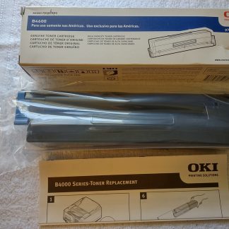Oki OEM Genuine B4600 43502001 Monochrome Black Printer Toner Cartridge NOS 2012