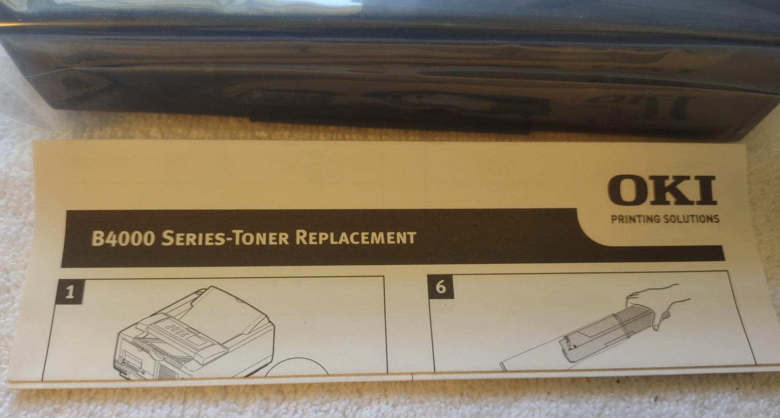 Oki OEM Genuine B4600 43502001 Monochrome Black Printer Toner Cartridge NOS 2012 - Image 3