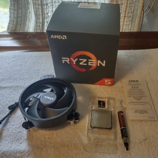 AMD Ryzen 5 1600AF CPU Socket AM4 Processor YD1600BBAFBOX w/ Heatsink Fan, Paste