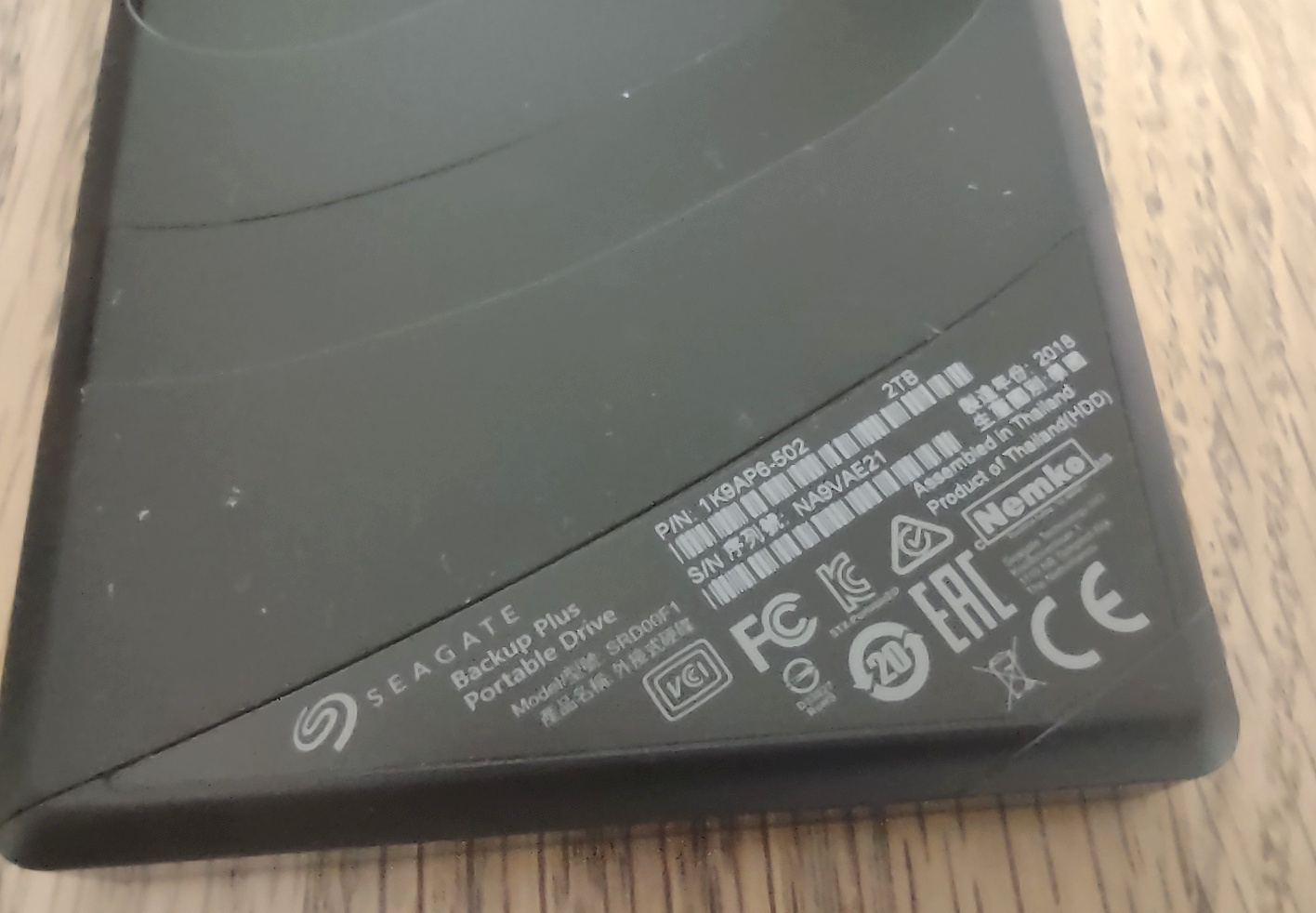 Seagate Backup Plus Slim Portable 2TB External 2.5" USB 3.0 Hard Disk Drive 2018 - Image 3