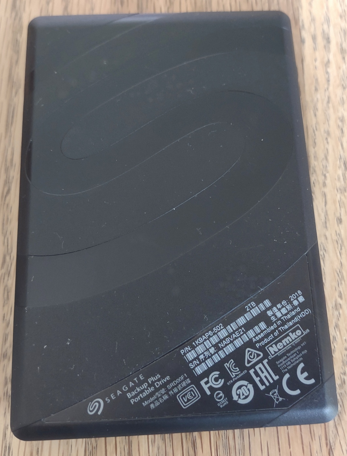 Seagate Backup Plus Slim Portable 2TB External 2.5" USB 3.0 Hard Disk Drive 2018 - Image 4