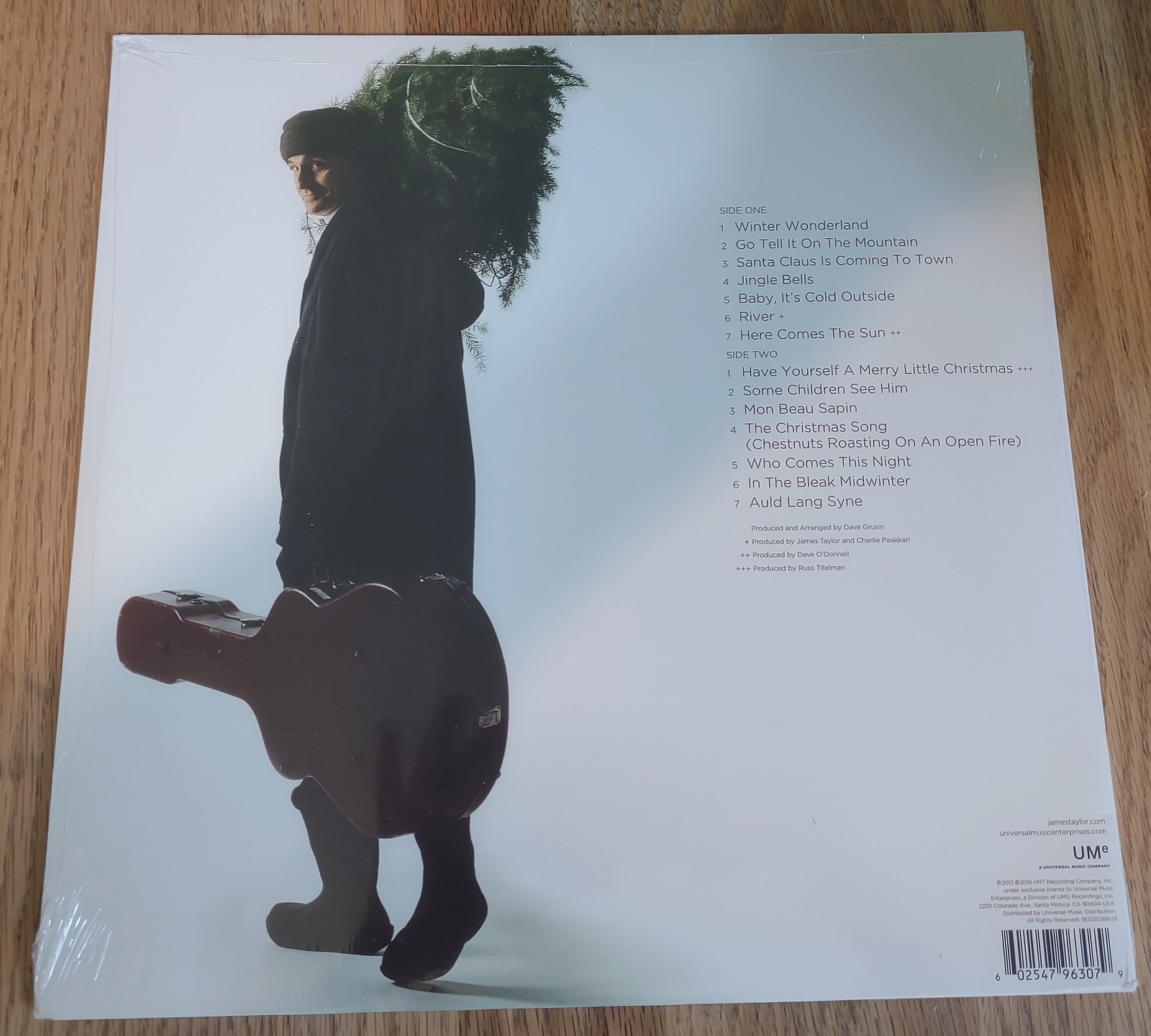 James Taylor At Christmas Vinyl Record 12" 33RPM Universal 2016 New in Plastic - Image 5