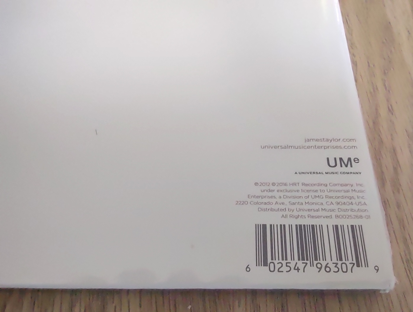 James Taylor At Christmas Vinyl Record 12" 33RPM Universal 2016 New in Plastic - Image 6