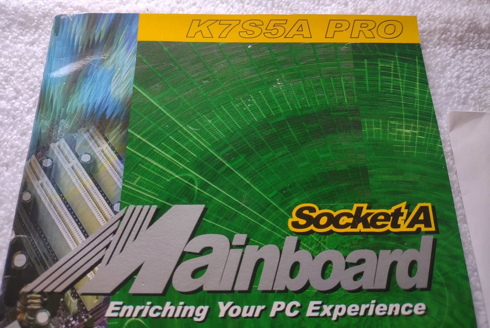 Original Manual User's Guide, Driver CD Disc for ECS K7S5A Pro Motherboard 2002 - Image 2