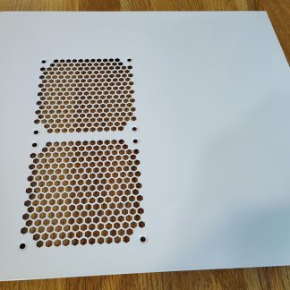 White Metal Left Side Panel Cover Panel for DIYPC MiniQ7-W Desktop PC Case 2013