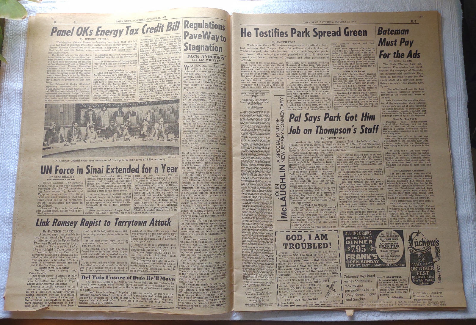 New York Daily News October 22 1977 Son of Sam David Berkowitz Fit For Trial - Image 7