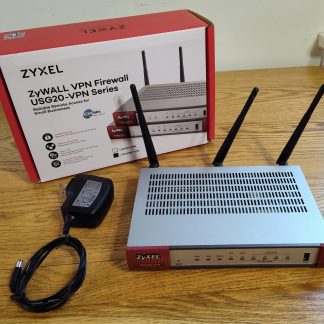 Zyxel USG20W-VPN Wireless/Wired (10/100/1000) 4 Port SPI Firewall Router w/ Box