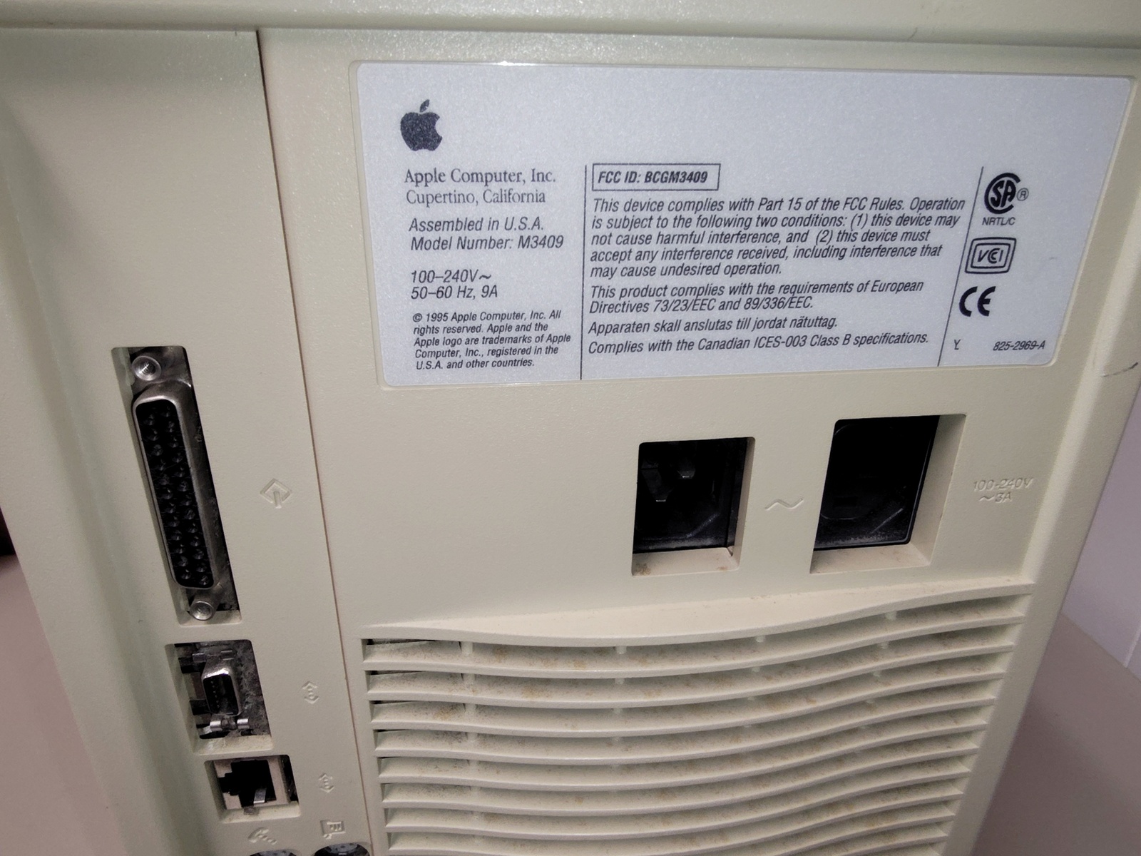 Apple Power Macintosh PowerMac 8500/120 120MHz PowerPC 604 128MB RAM 1GB SCSI HDD - Image 6