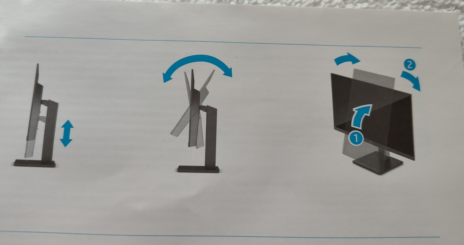 HP 24MH Monitor Screen Display Stand Base, Adjustable Height, Angle, Rotate 2022 - Image 10