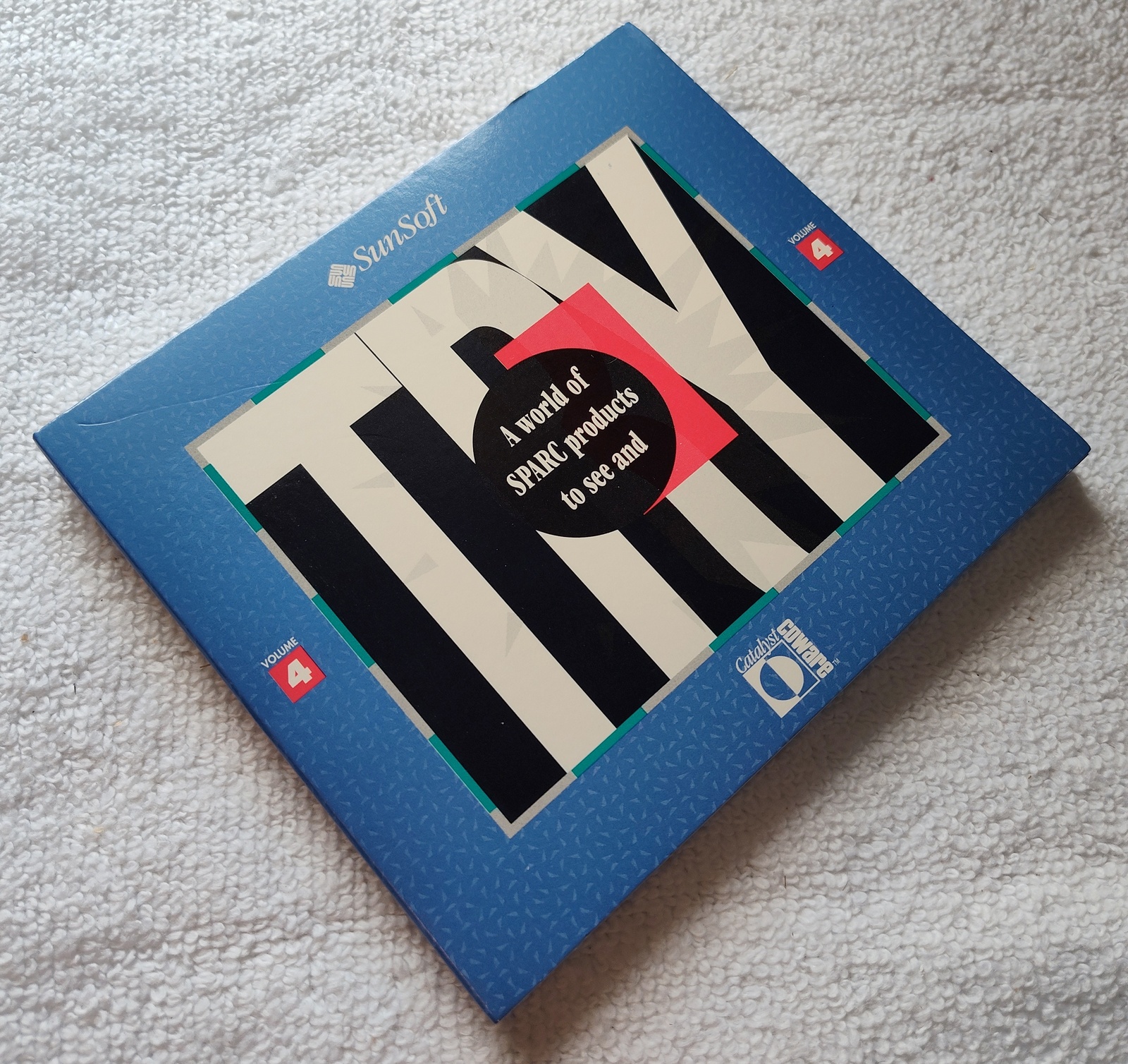 SunSoft Sun Microsystems Sparc Catalyst CDWare Original Disk, Booklet Vol 4 1992