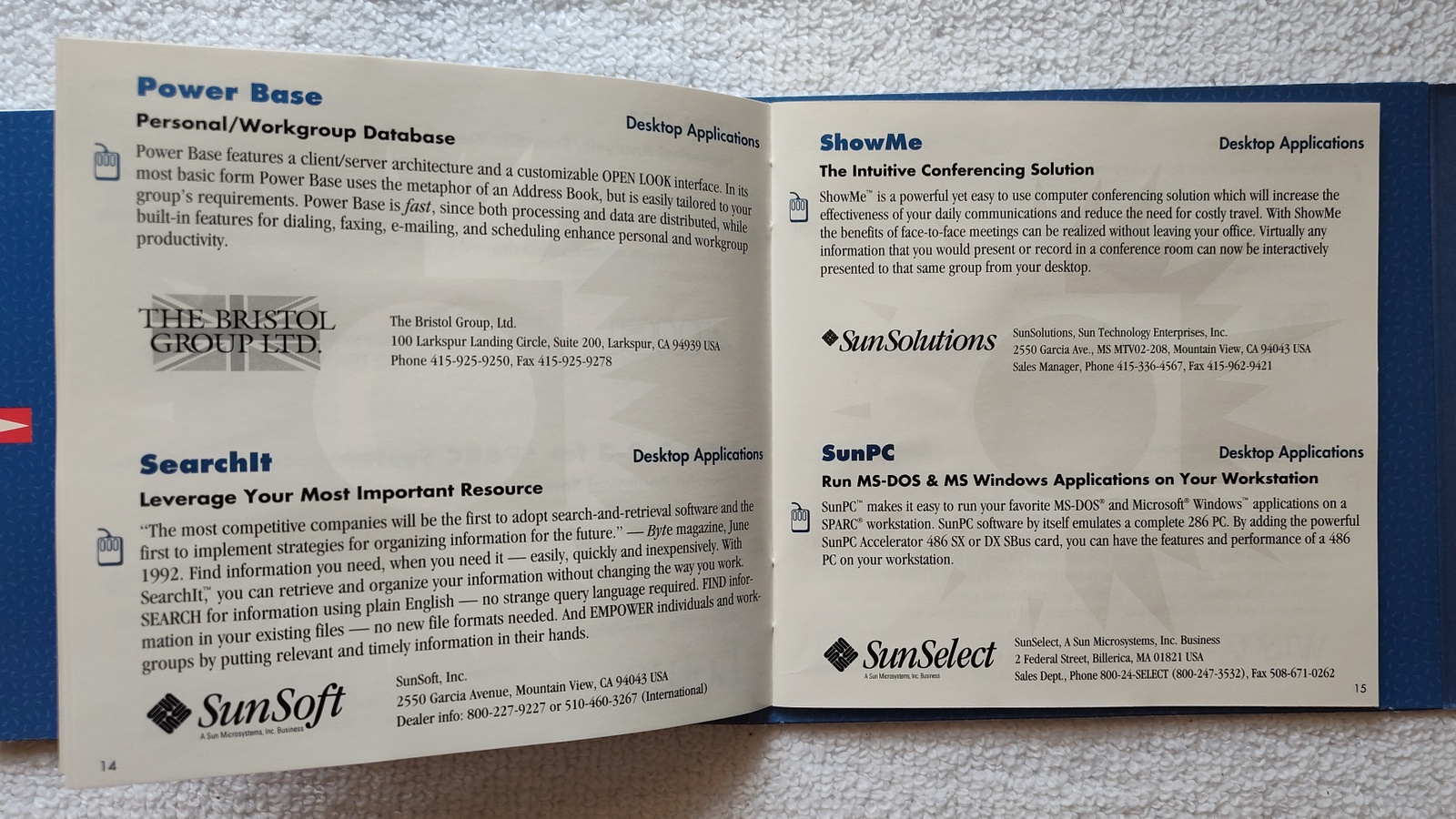 SunSoft Sun Microsystems Sparc Catalyst CDWare Original Disk, Booklet Vol 4 1992 - Image 12
