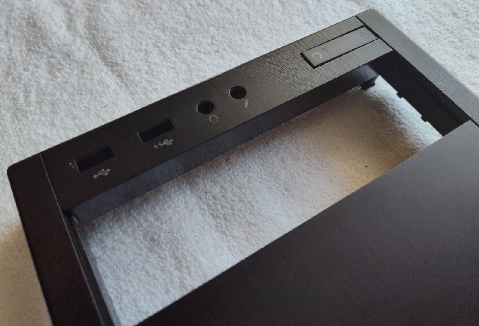 Black Plastic Front Panel for Corsair Carbide 88R Desktop PC Computer Case - Image 2