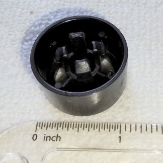 1 One Round Black Plastic Clip In Foot for Corsair Carbide 88R Computer PC Case