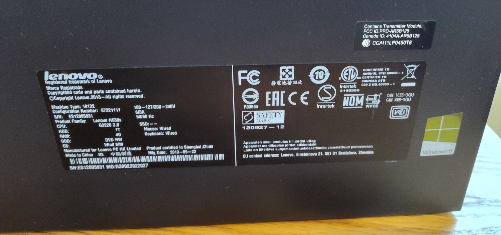 Lenovo H530s SFF Small Form Factor Desktop PC 4GB 256GB SSD Linux Mint 21.2 xfce - Image 15