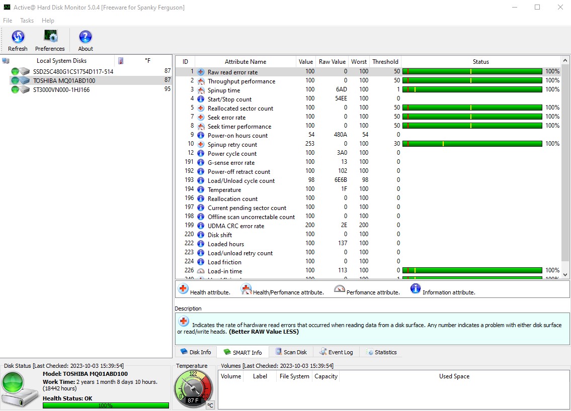 Toshiba 1000GB 1TB Laptop 9mm 2.5" SATA Hard Disk Drive MQ01ABD100 25 May 2015 - Image 4
