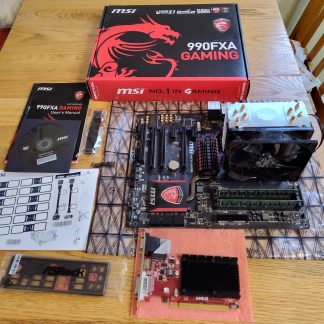 MSI 990FXA-GAMING Motherboard AMD FX-8350 CPU 16GB Crucial DDR3 RAM Kit TPM 2015
