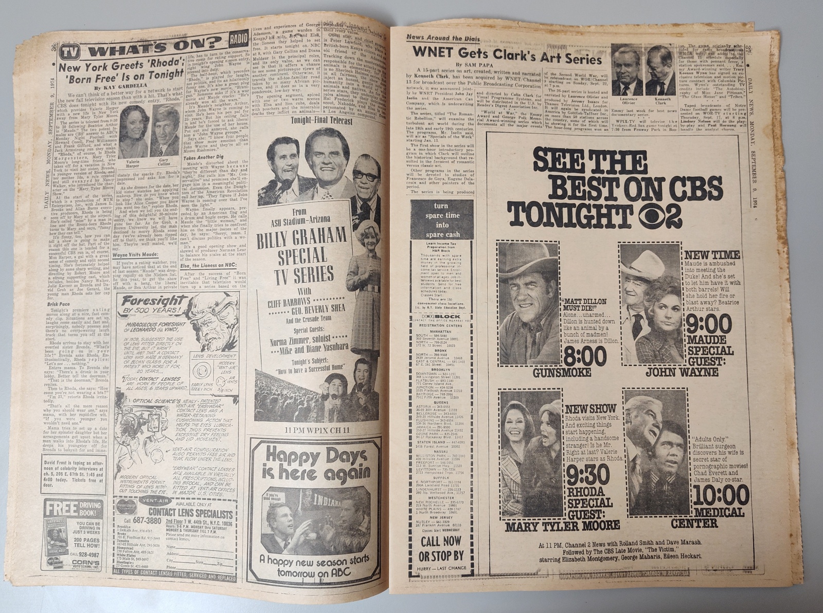 New York (Jersey) Daily News September 9, 1974 Nixon Gets Pardon Evel Knievel - Image 10