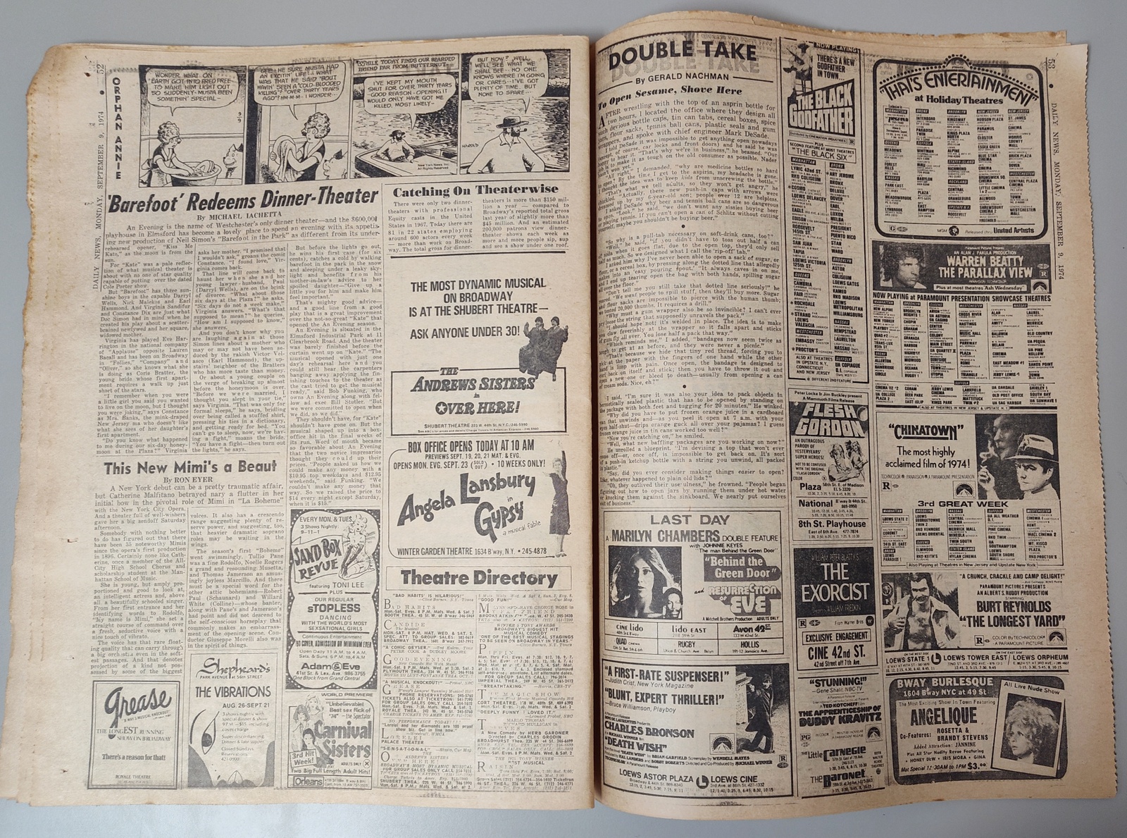 New York (Jersey) Daily News September 9, 1974 Nixon Gets Pardon Evel Knievel - Image 12