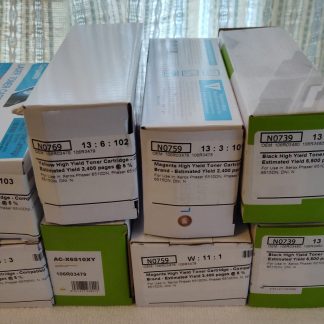 Lot of 9 New Compatible Toner Cartridges for Xerox Phaser 6510 6515 Color Laser