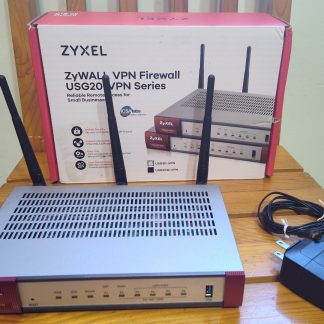 Zyxel USG20W-VPN Wireless/Wired (10/100/1000) 4 Port SPI Firewall Router w/ Box