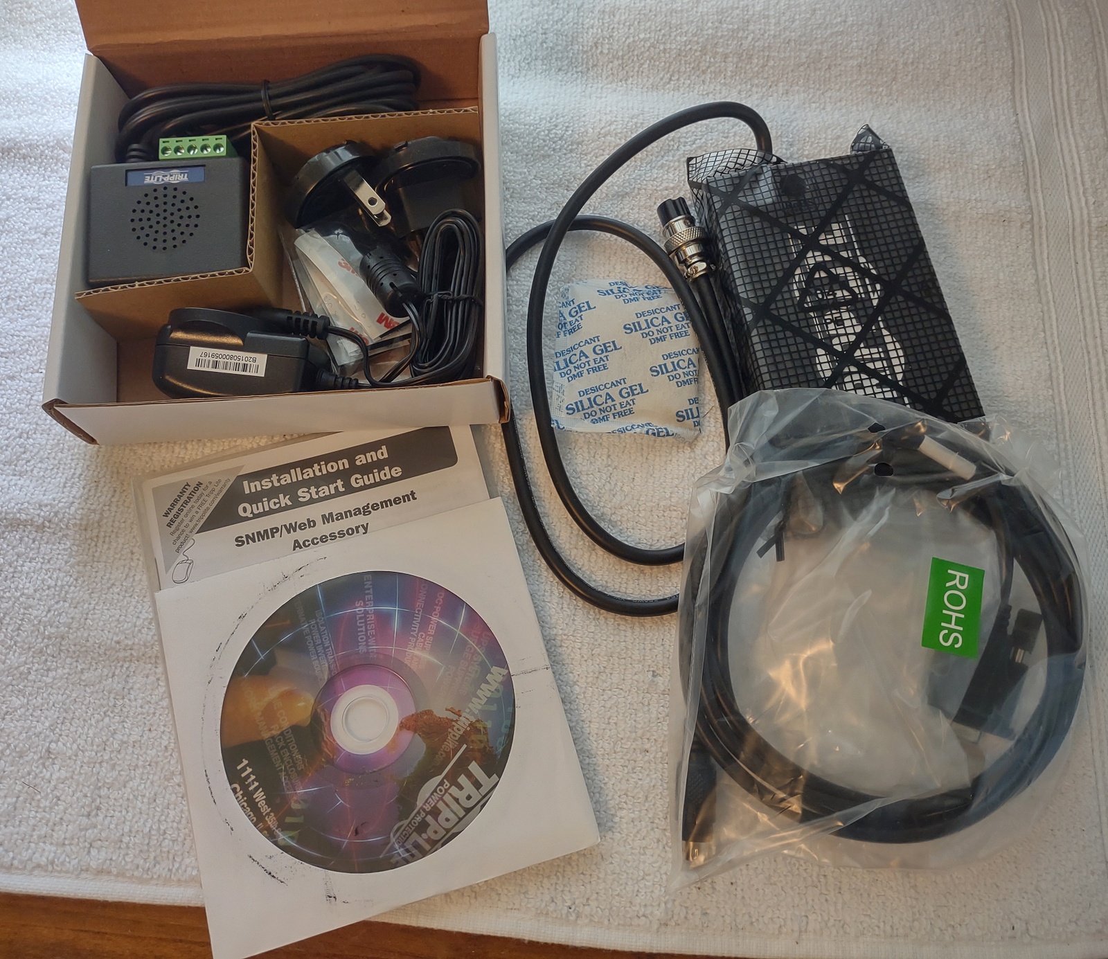 Tripp-Lite SRCOOLNET SNMP Network Remote Cooling Management Adapter AC8897 2016