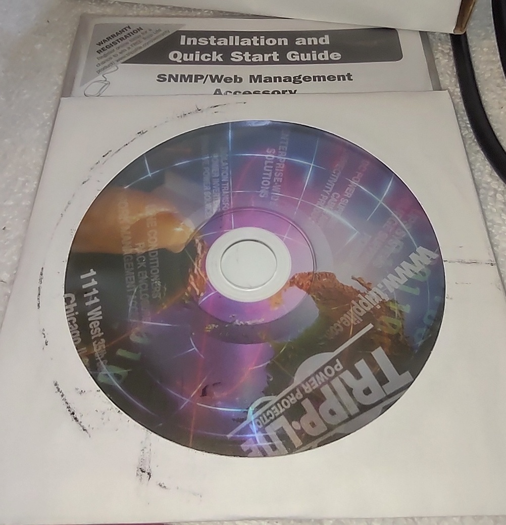 Tripp-Lite SRCOOLNET SNMP Network Remote Cooling Management Adapter AC8897 2016 - Image 5