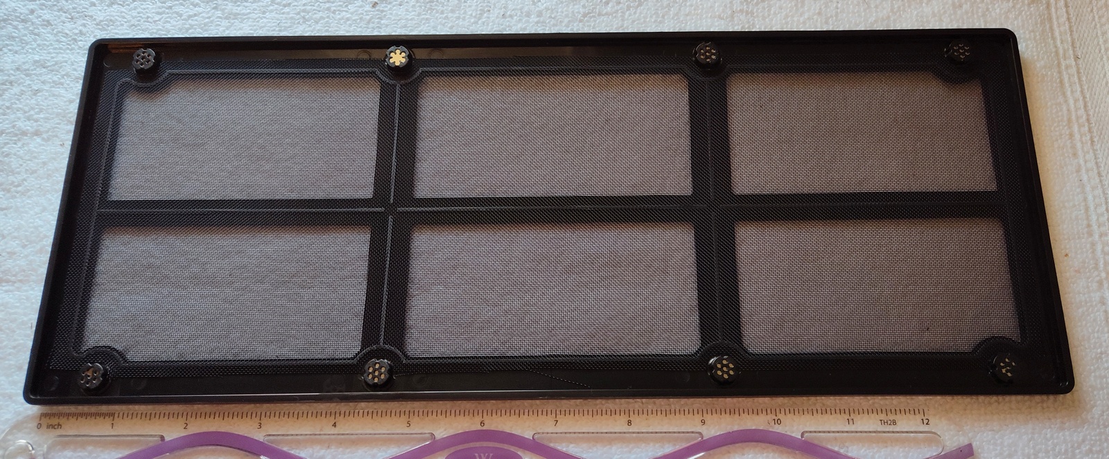 Black Front Magnetic Removable Dust Fan Filter for Corsair Carbide Air 540 Case