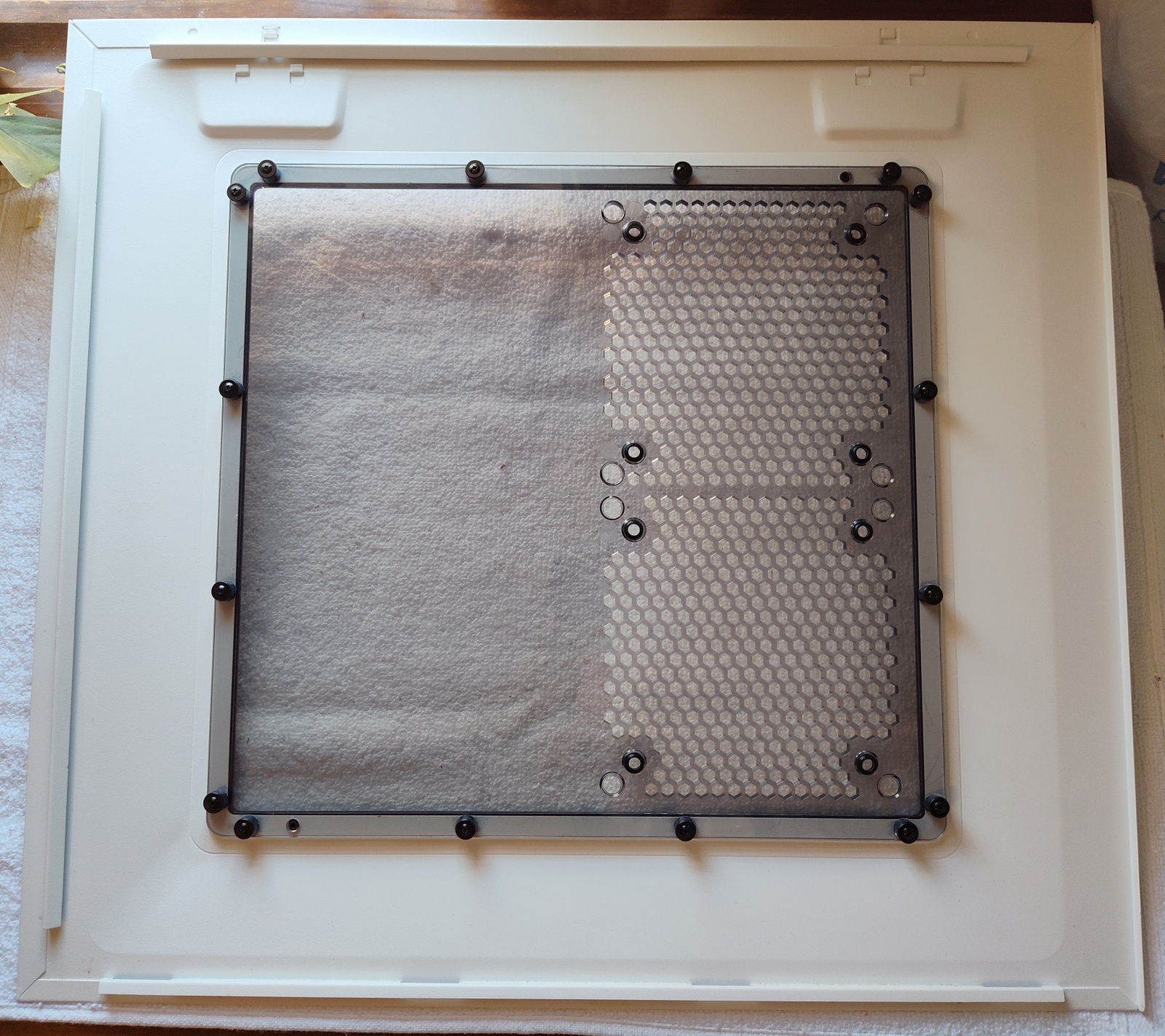 White Steel Metal Window Side Panel Cover For Corsair Vengeance C70 PC Cases - Image 5