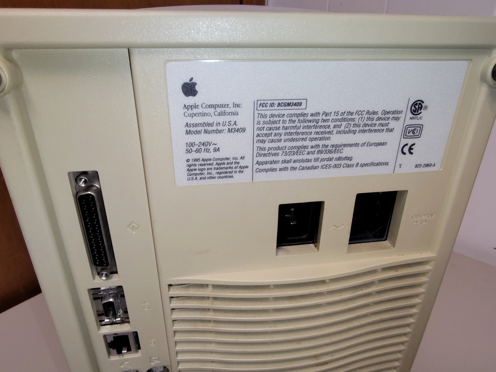 Apple Power Macintosh PowerMac 8500/120 120MHz PowerPC 604 ?MB RAM NO HD PARTS! - Image 6